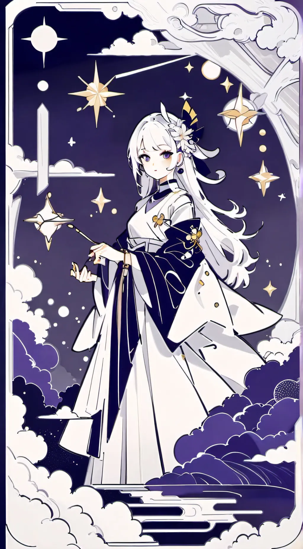 ai character: Luna background