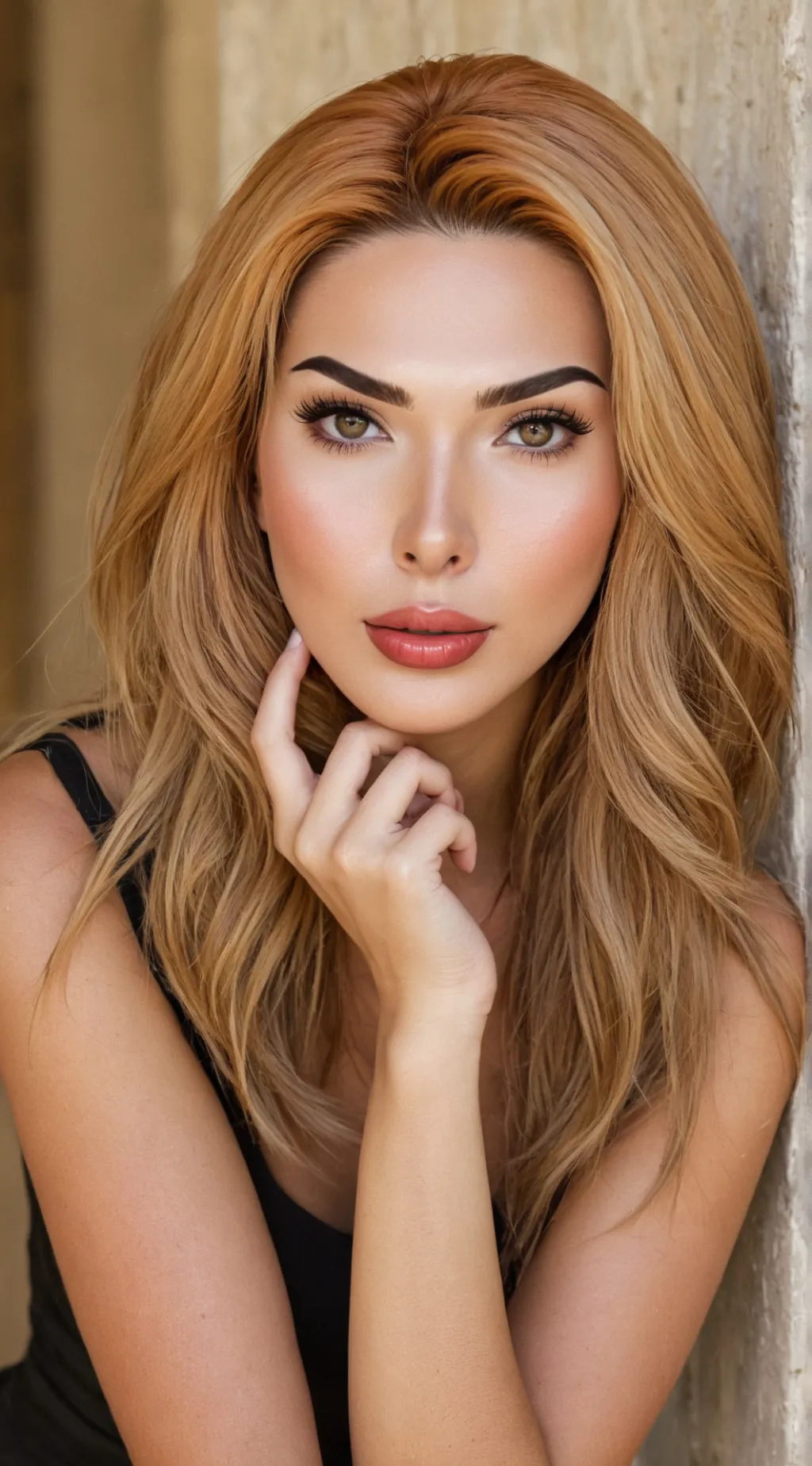 ai character: Melania background