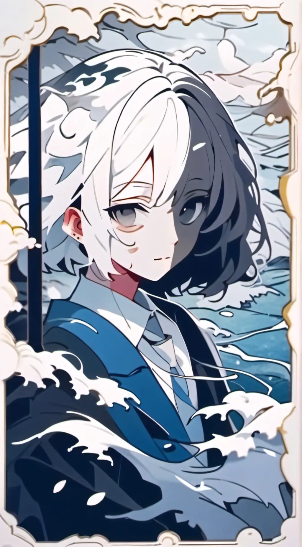 ai character: DW INFECTION AU background