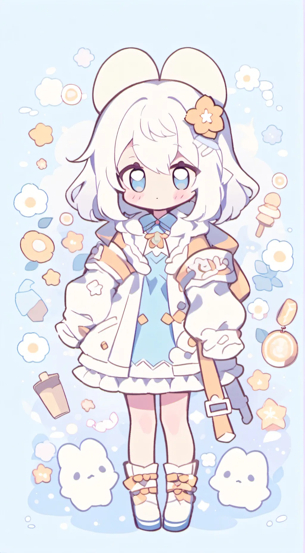 ai character: MHA BAKU background