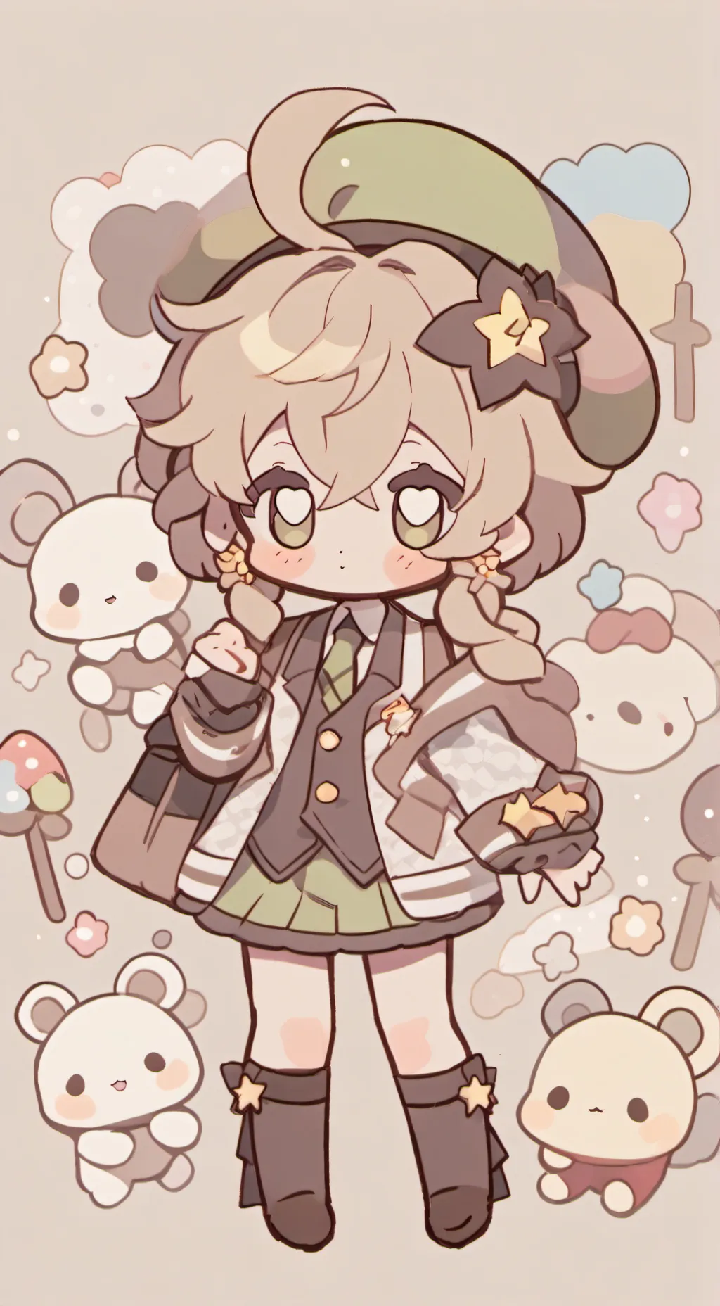 ai character: dandy's world background