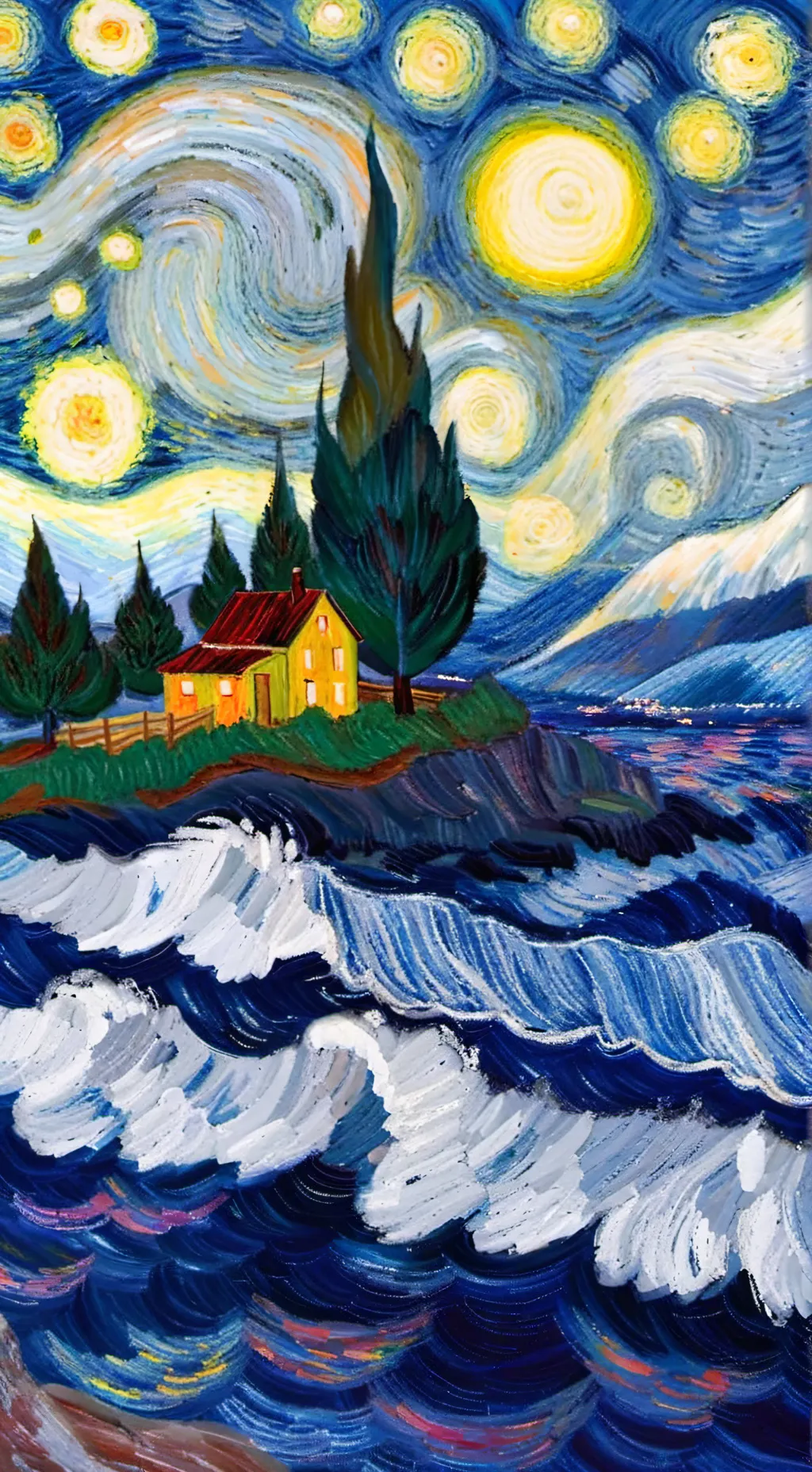 ai character: 🔥 background