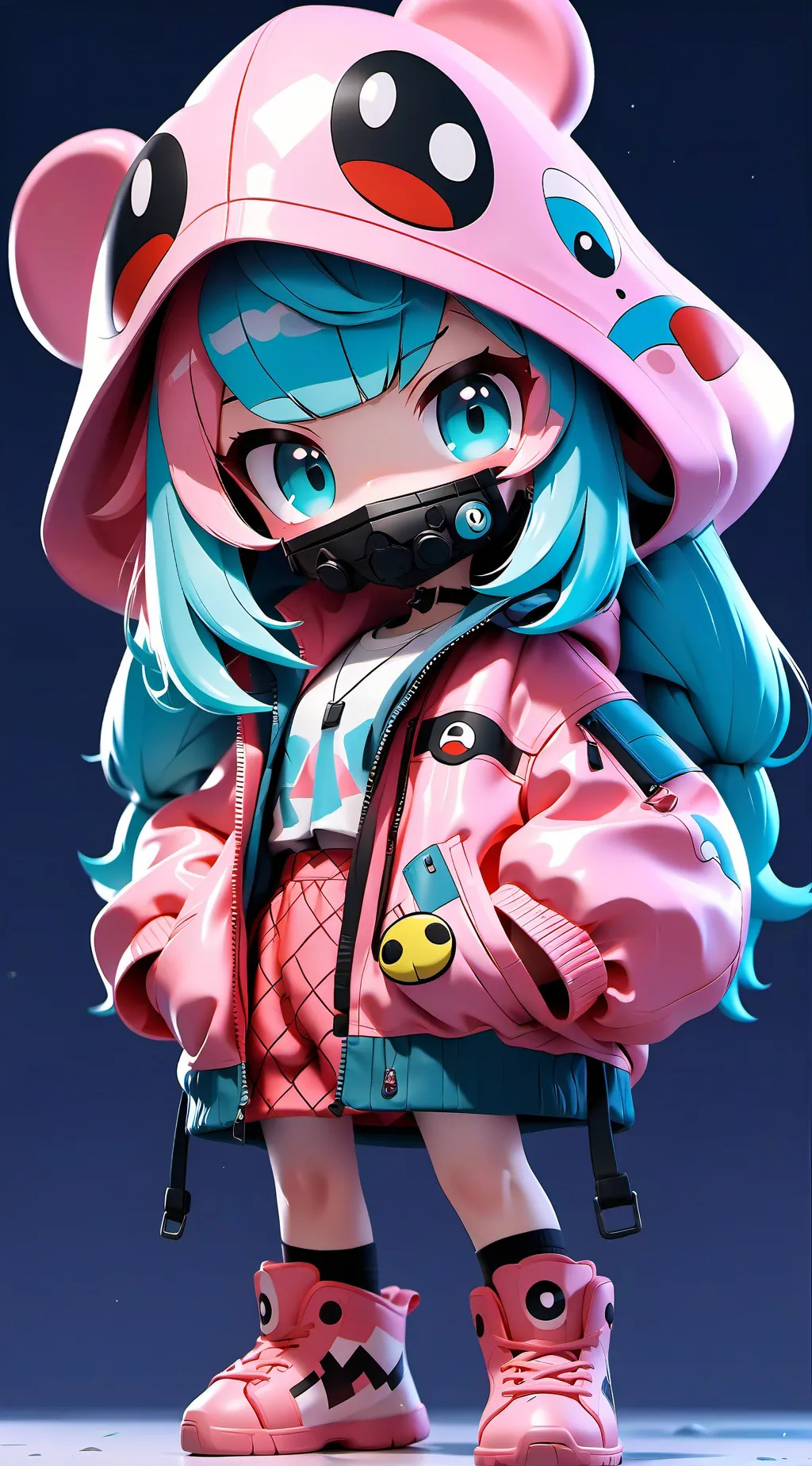 ai character: pitti/sere/de kosa background