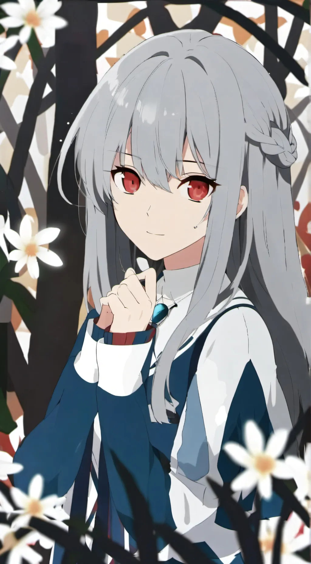 ai character: Nezuko breakup  background