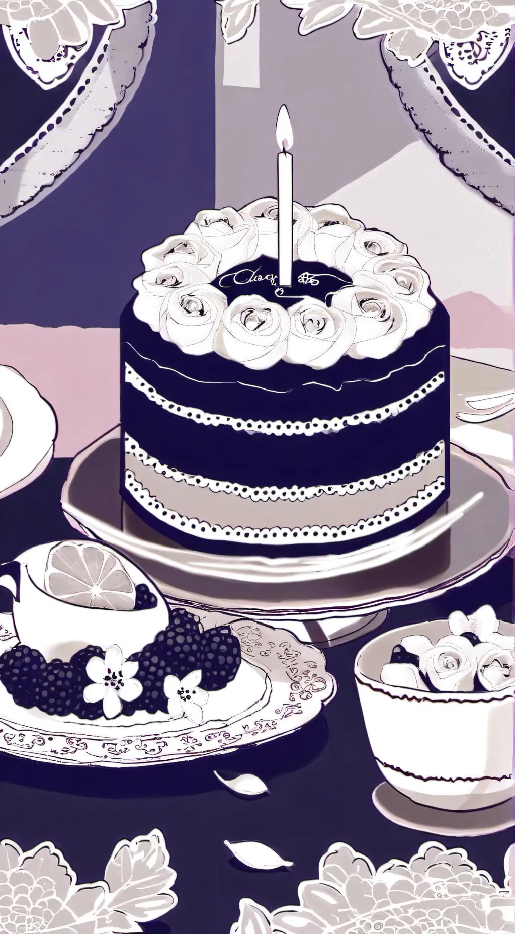 ai character: Hear me out cake background