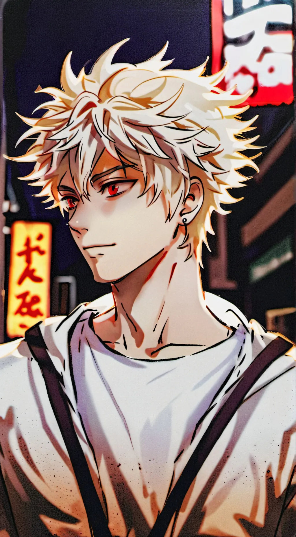 ai character: Katsuki Bakugo background
