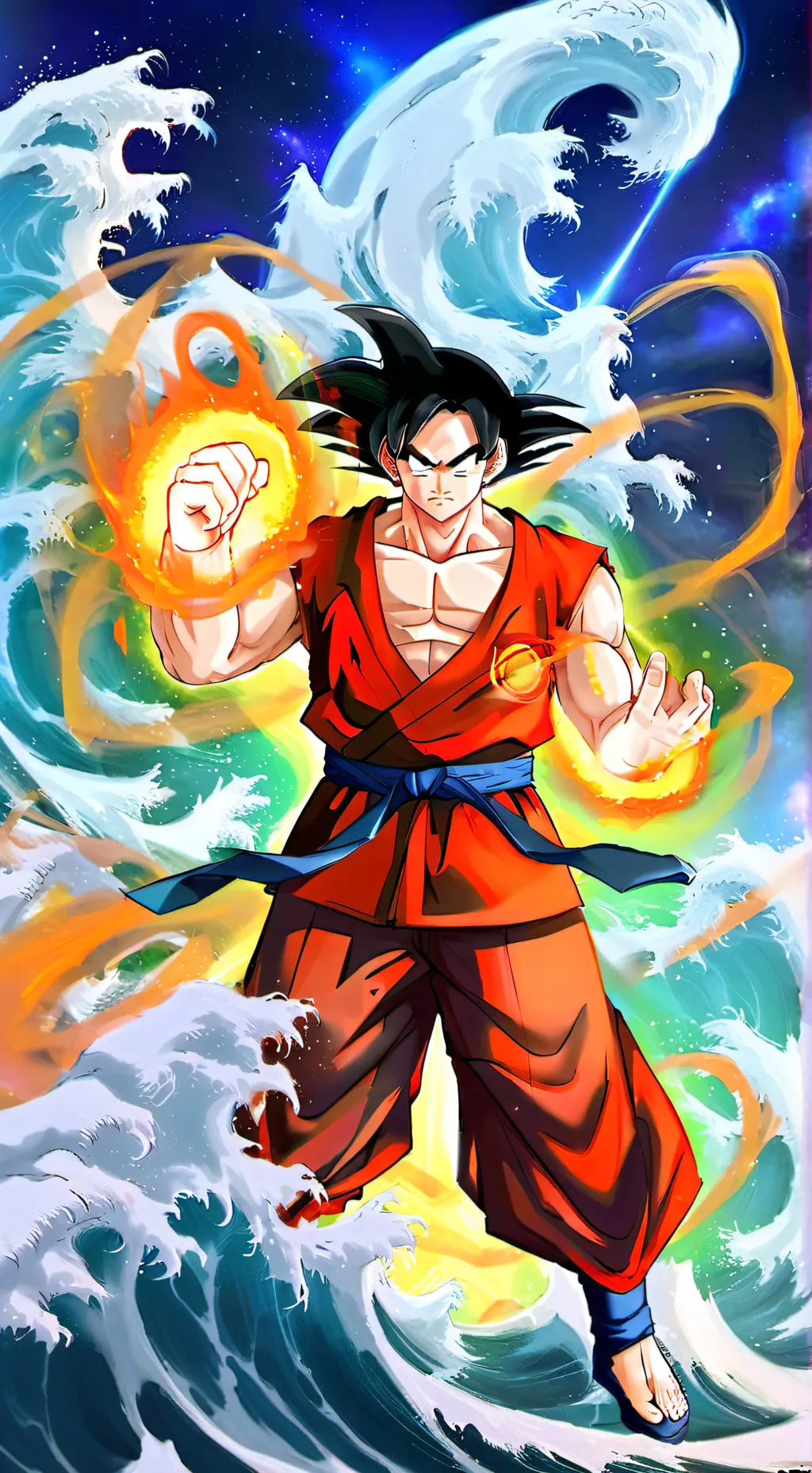 ai character: Goku background
