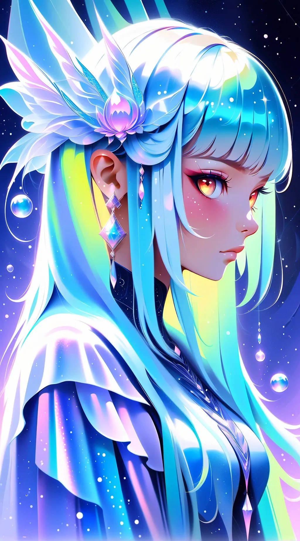 ai character: Luna background