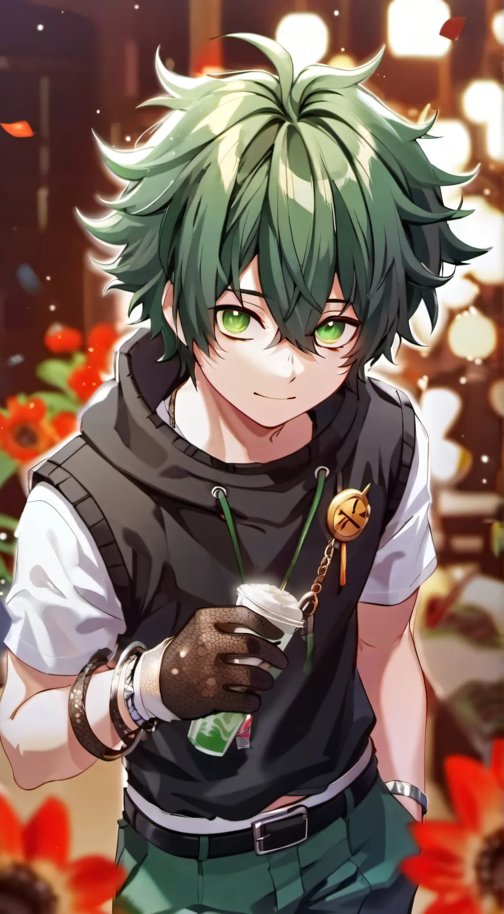 ai character: Deku background