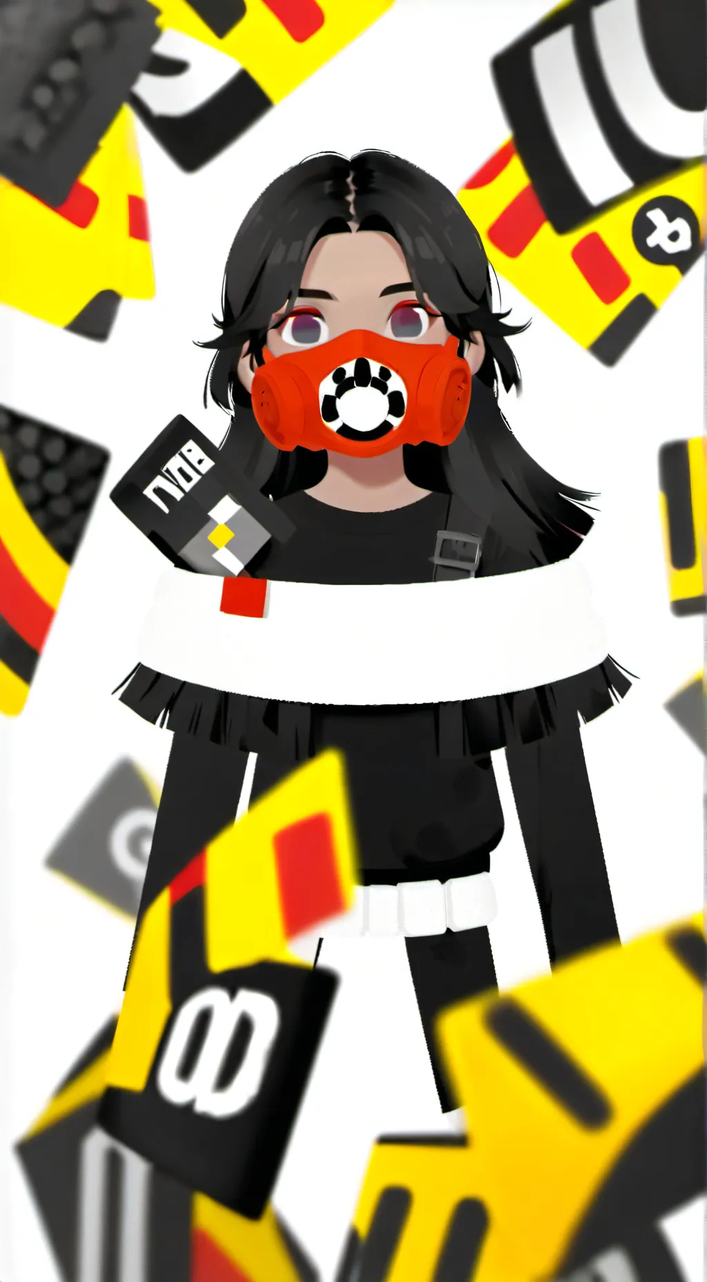 ai character: it mee foxy!  background