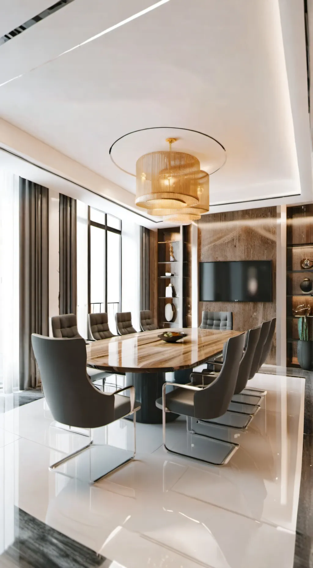 ai character: Business meeting  background