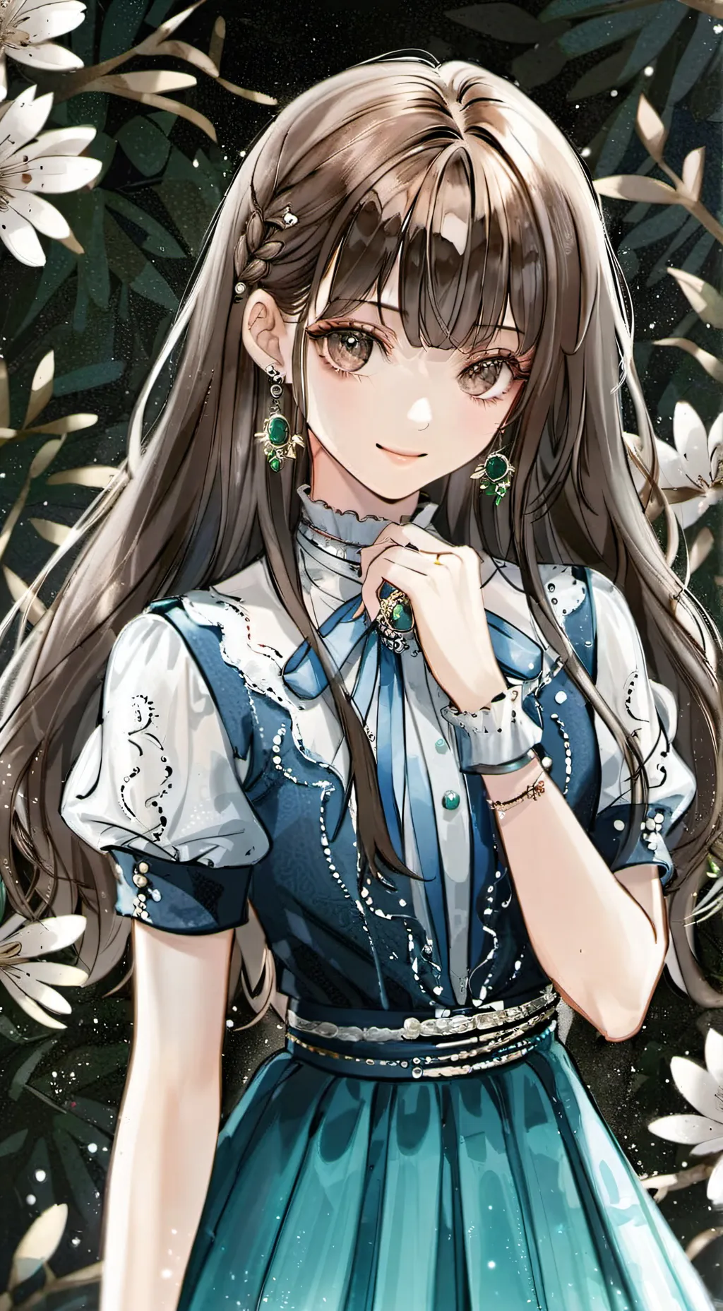 ai character: 🔹💠~Aria~💠🔹🩵 background