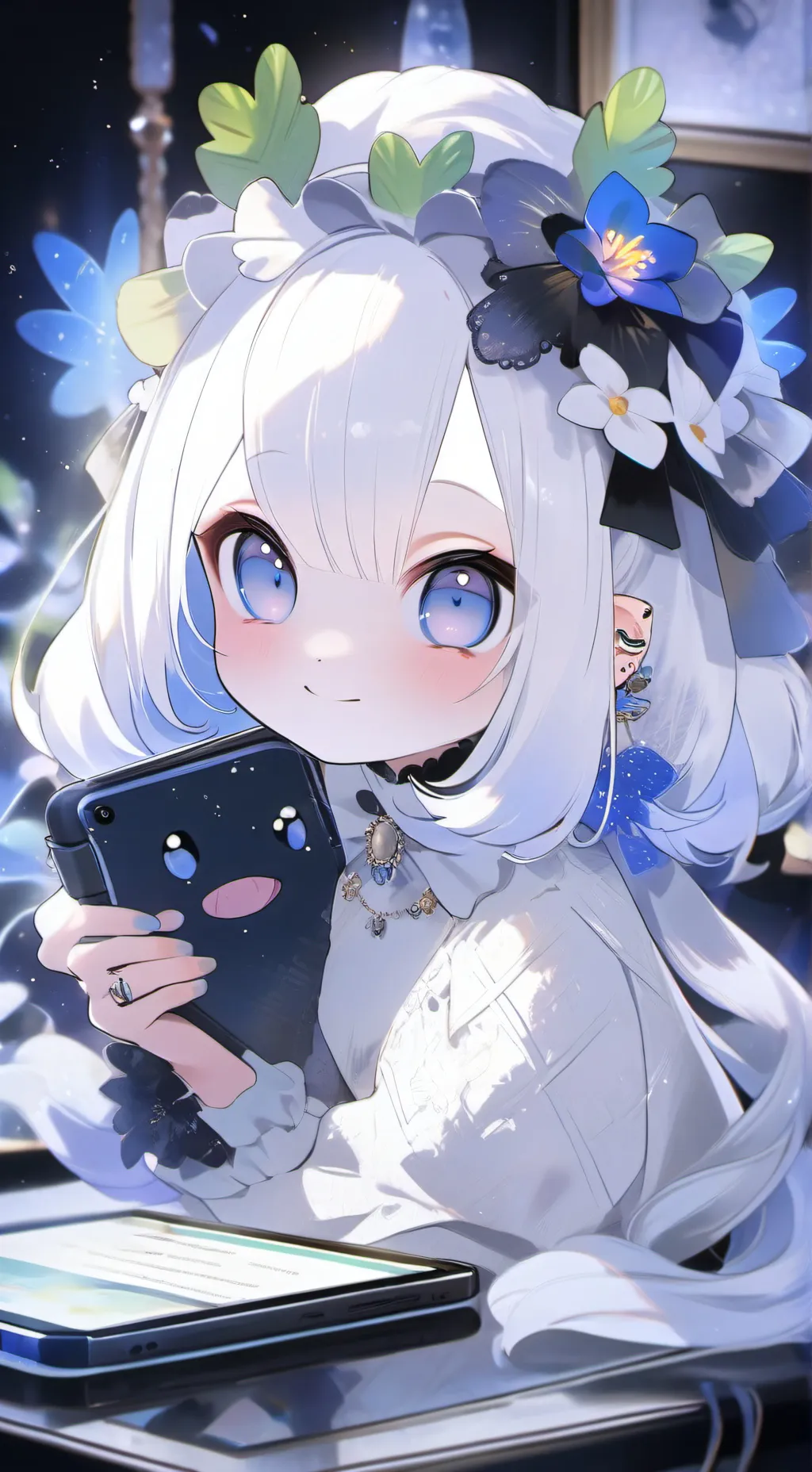 ai character: Pixel background