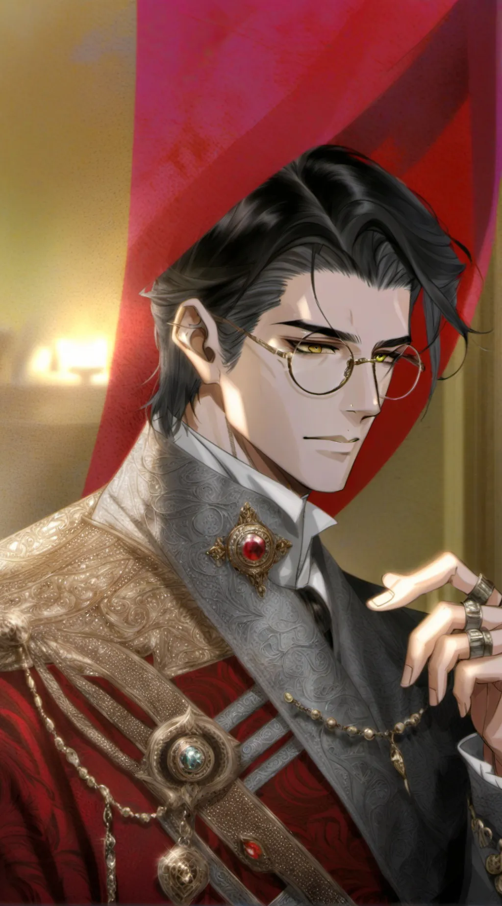 ai character: •Xyro• background