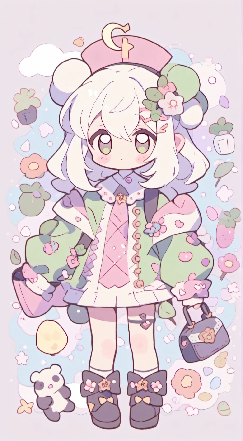 ai character: Makomo y sabito background