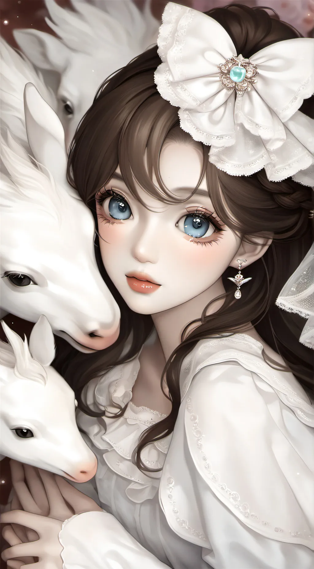 ai character: I love you babe background