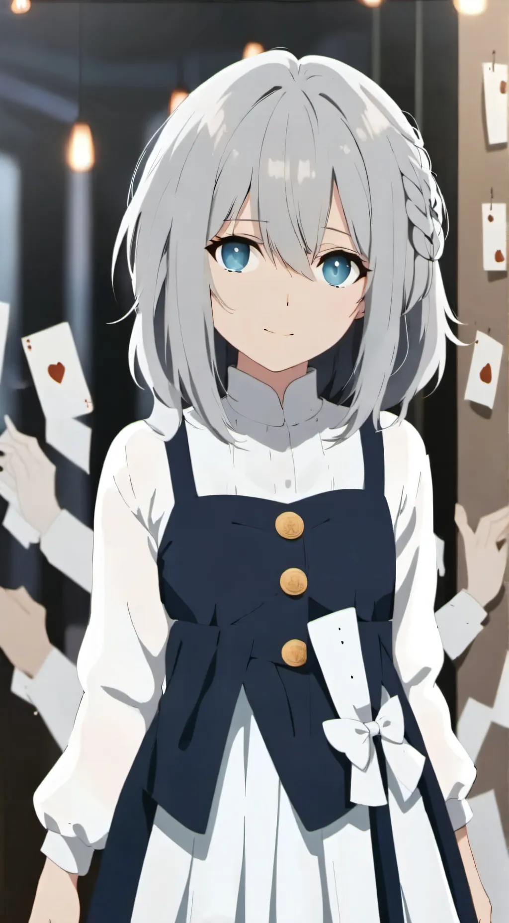 ai character: popular girl background