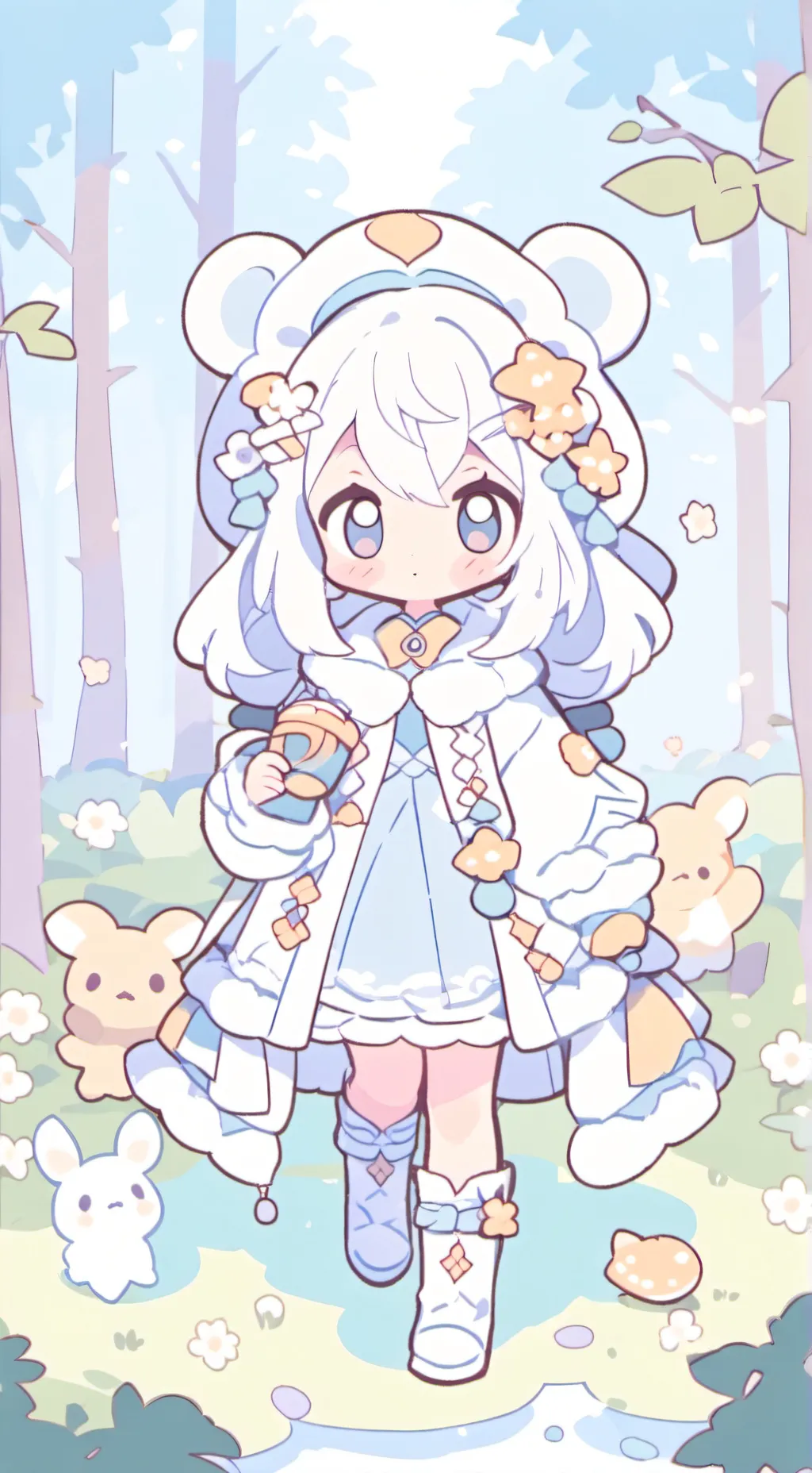 ai character: Kny fantasy au✨ background