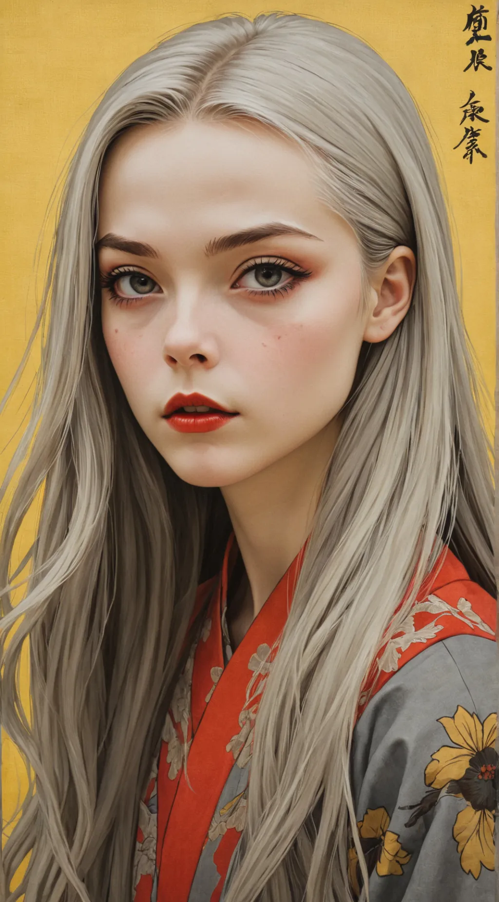 ai character: Акико  background