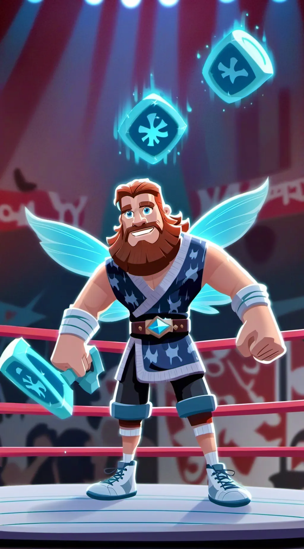 ai character: WWE background