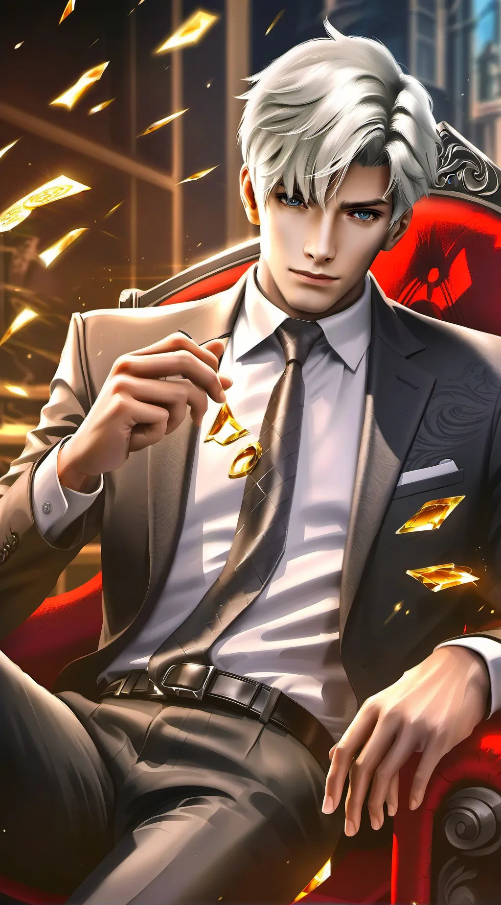 ai character: Xavier  background