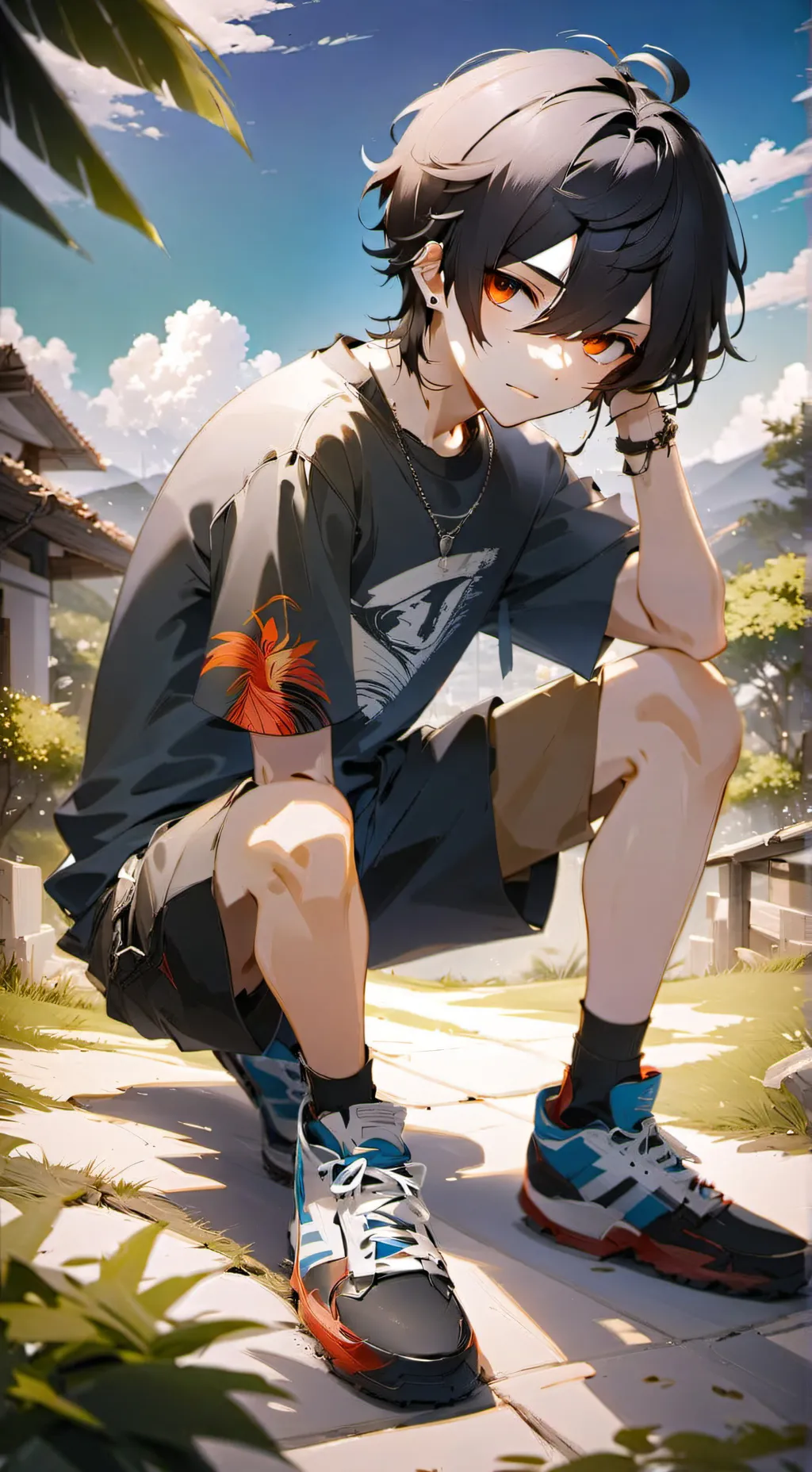 ai character: Damián  background