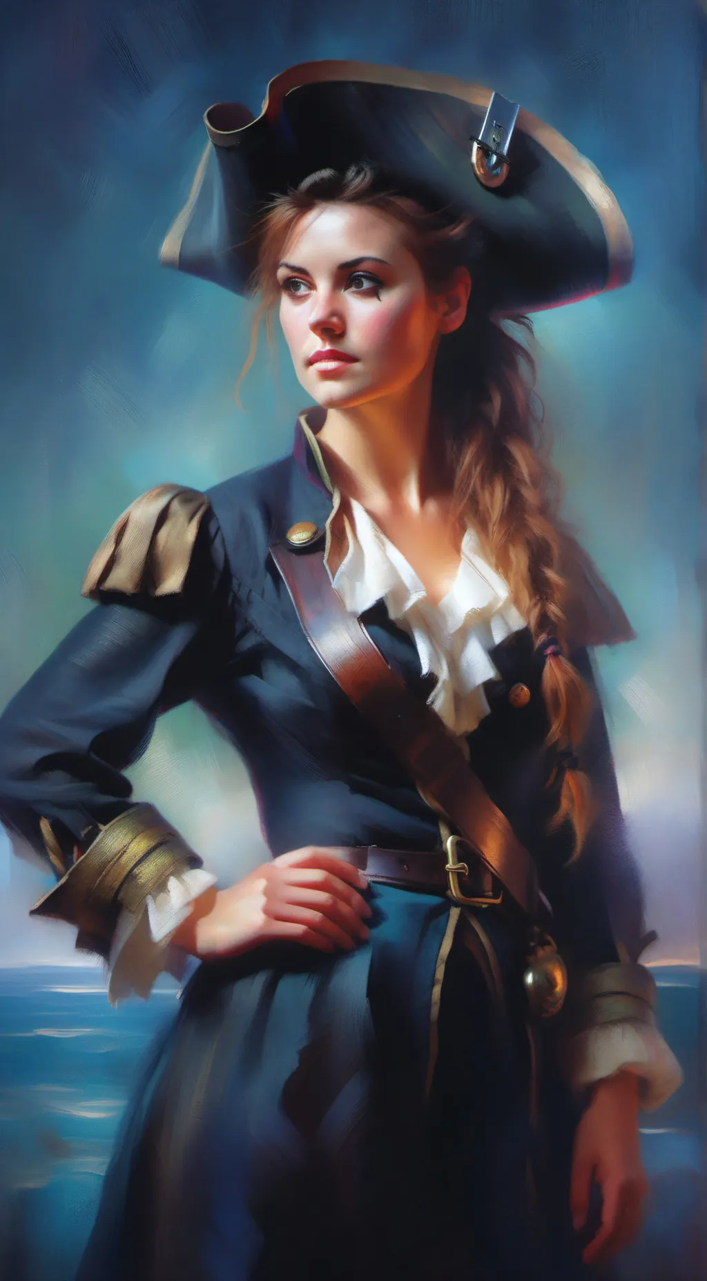 ai character: Pirate Queen background