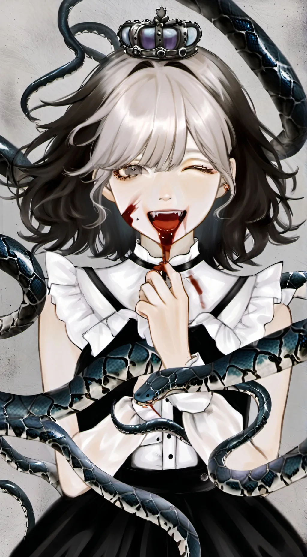 ai character: ✨saliva✨ background