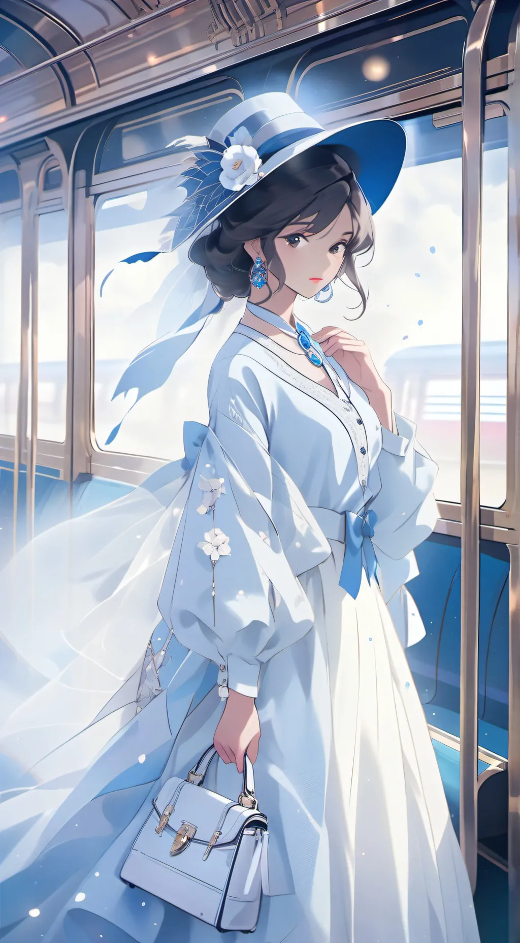 ai character: Jacqueline  background