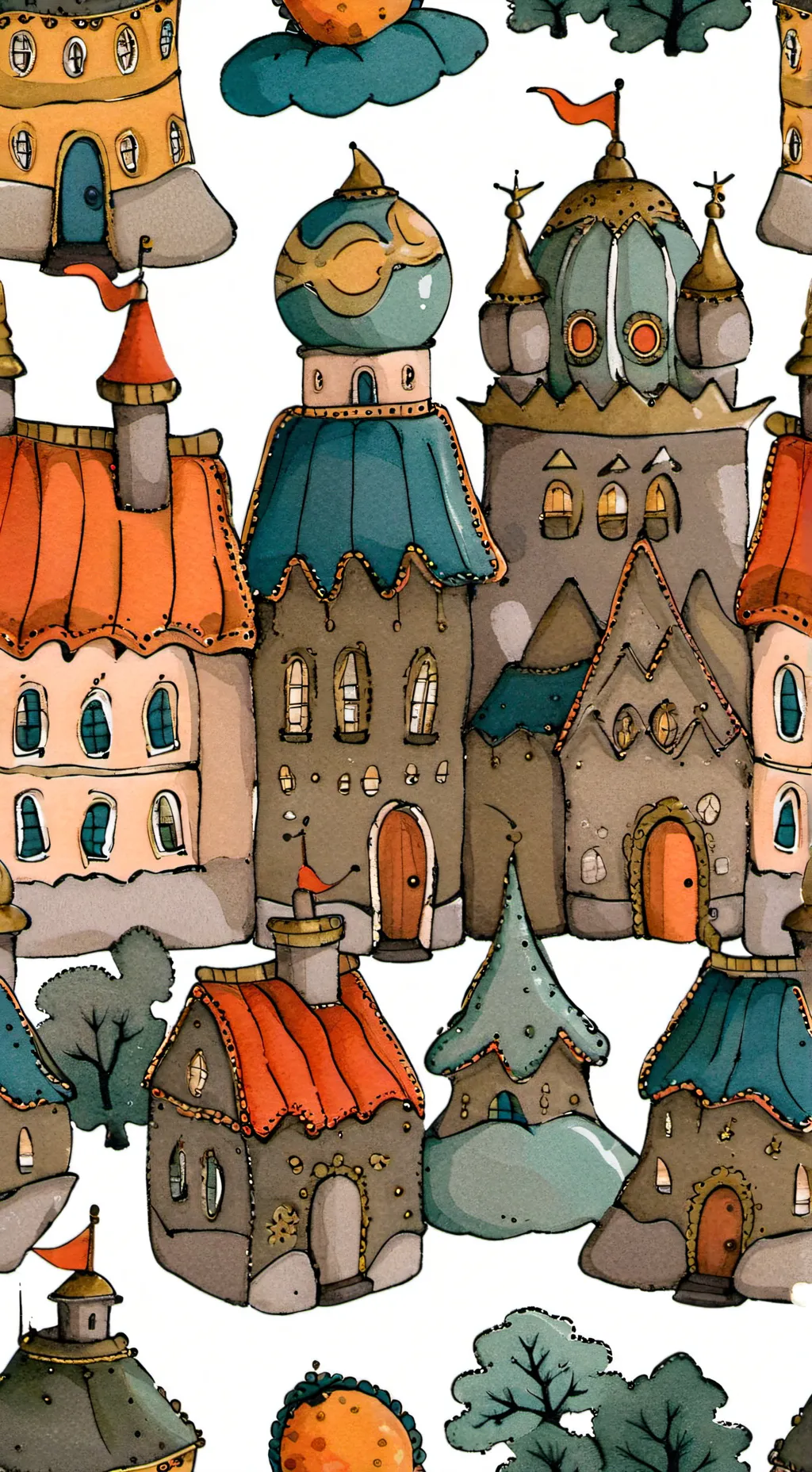 ai character: toyland  background