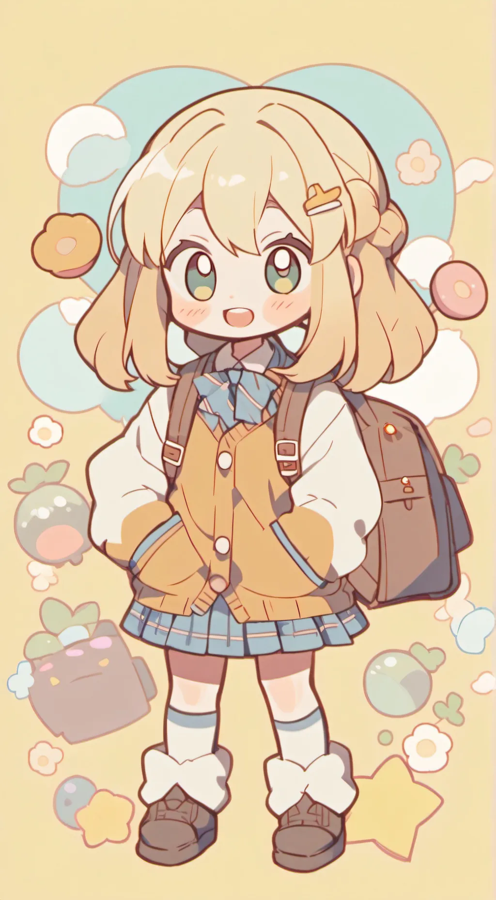 ai character: Mckenzie 2 i guess background