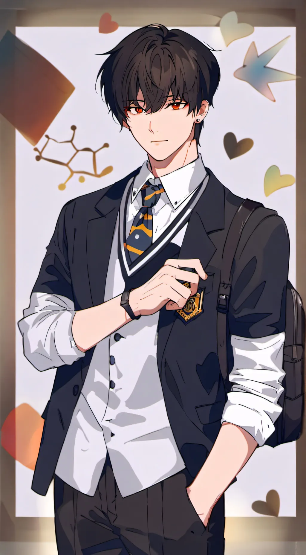 ai character: ‽Adam:⁠-~ background