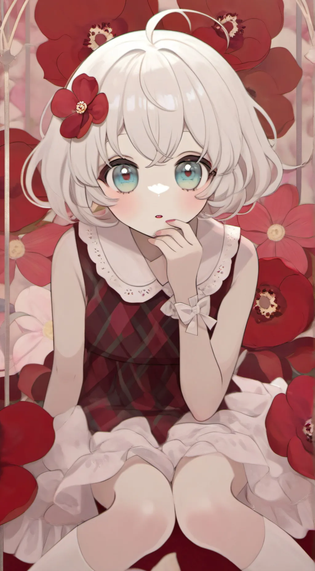 ai character: melika  background