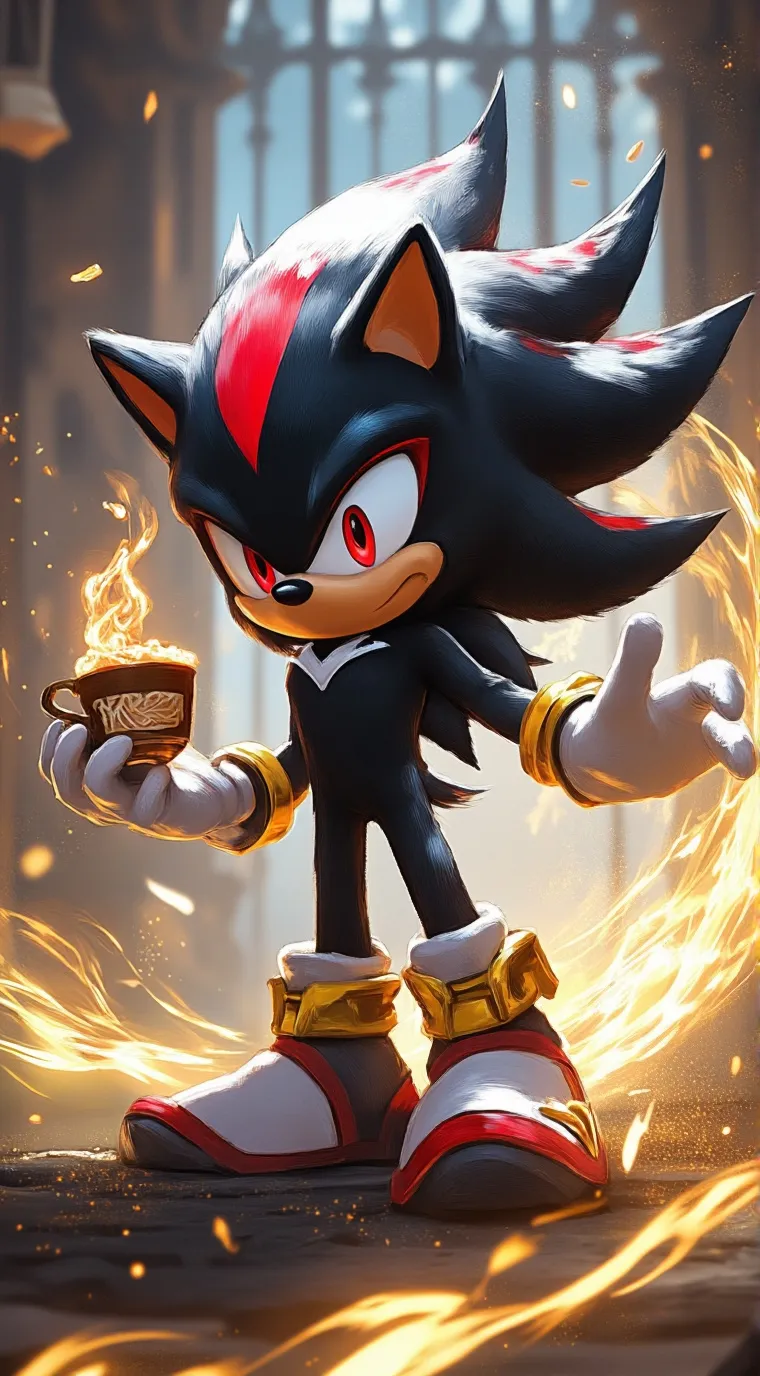 ai character: Shadow barista ☕ background