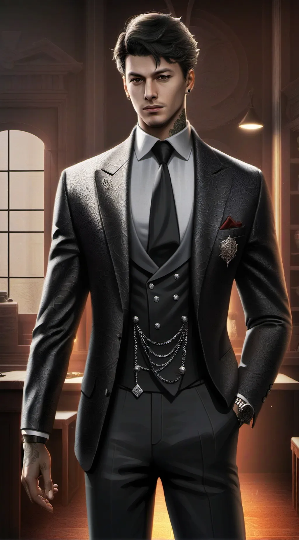 ai character: Ethan Value background