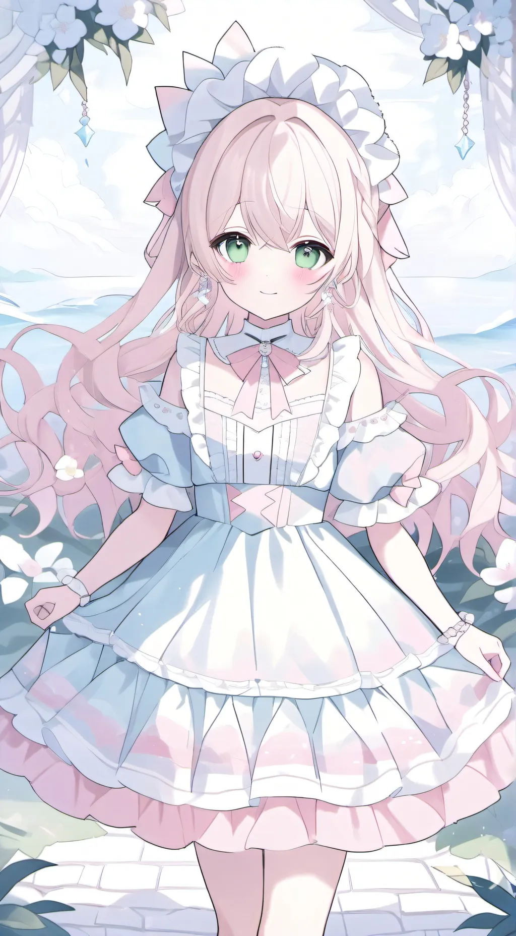 ai character: Mha bowing u background