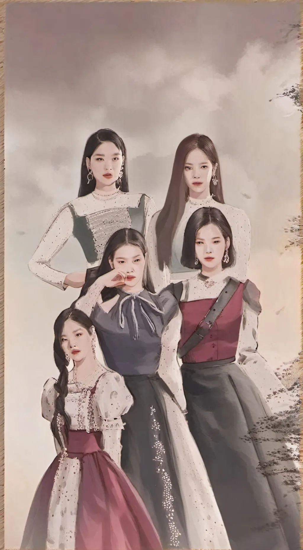 ai character: Blackpink background