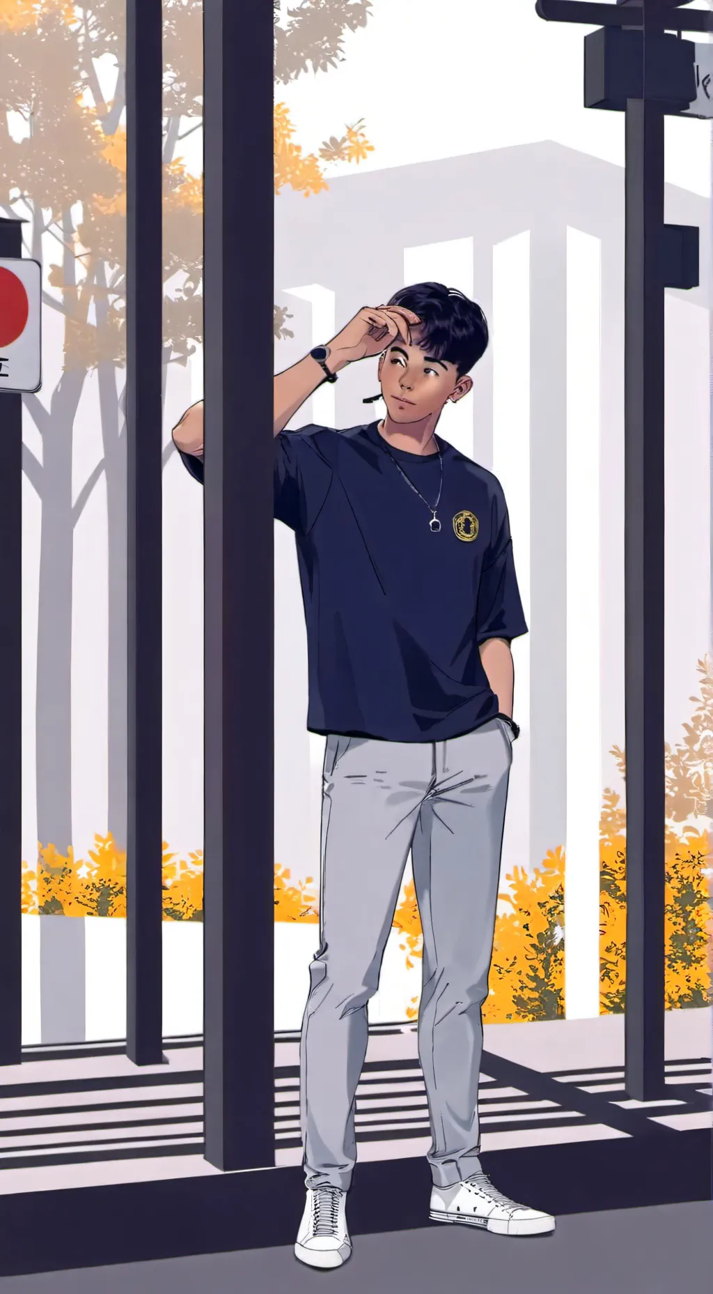 ai character: lucas background