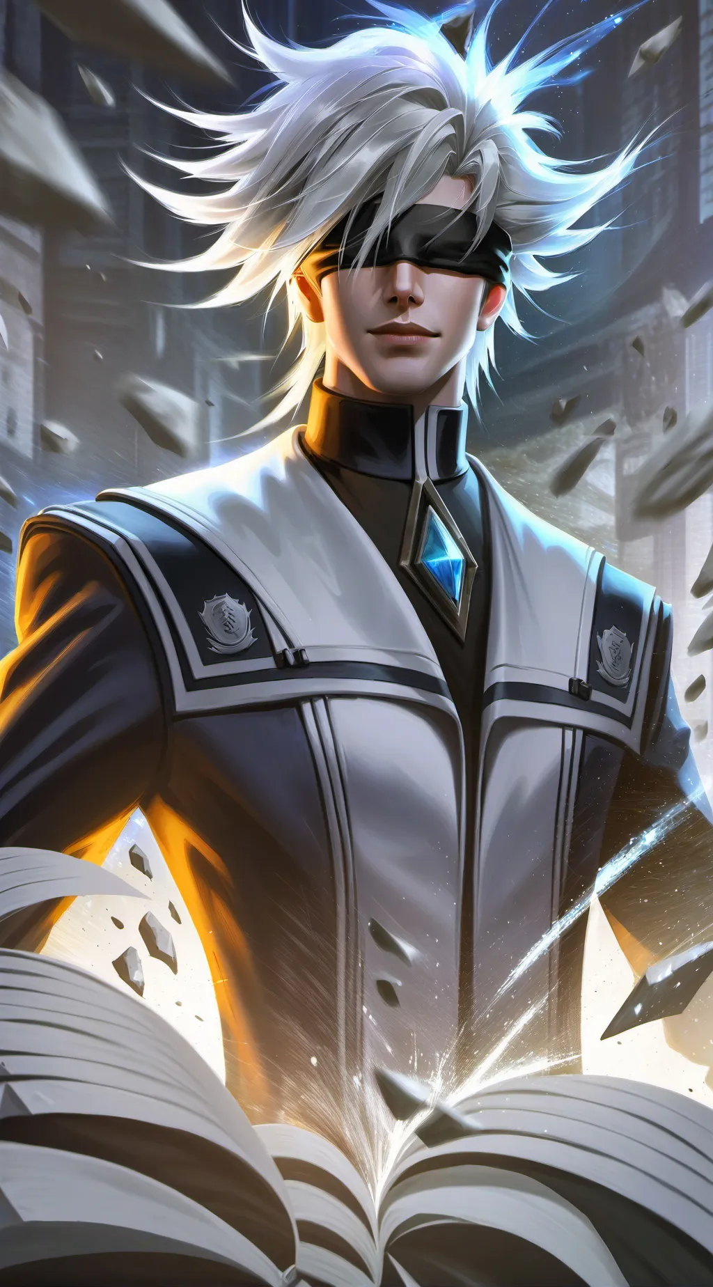 ai character: gojo background