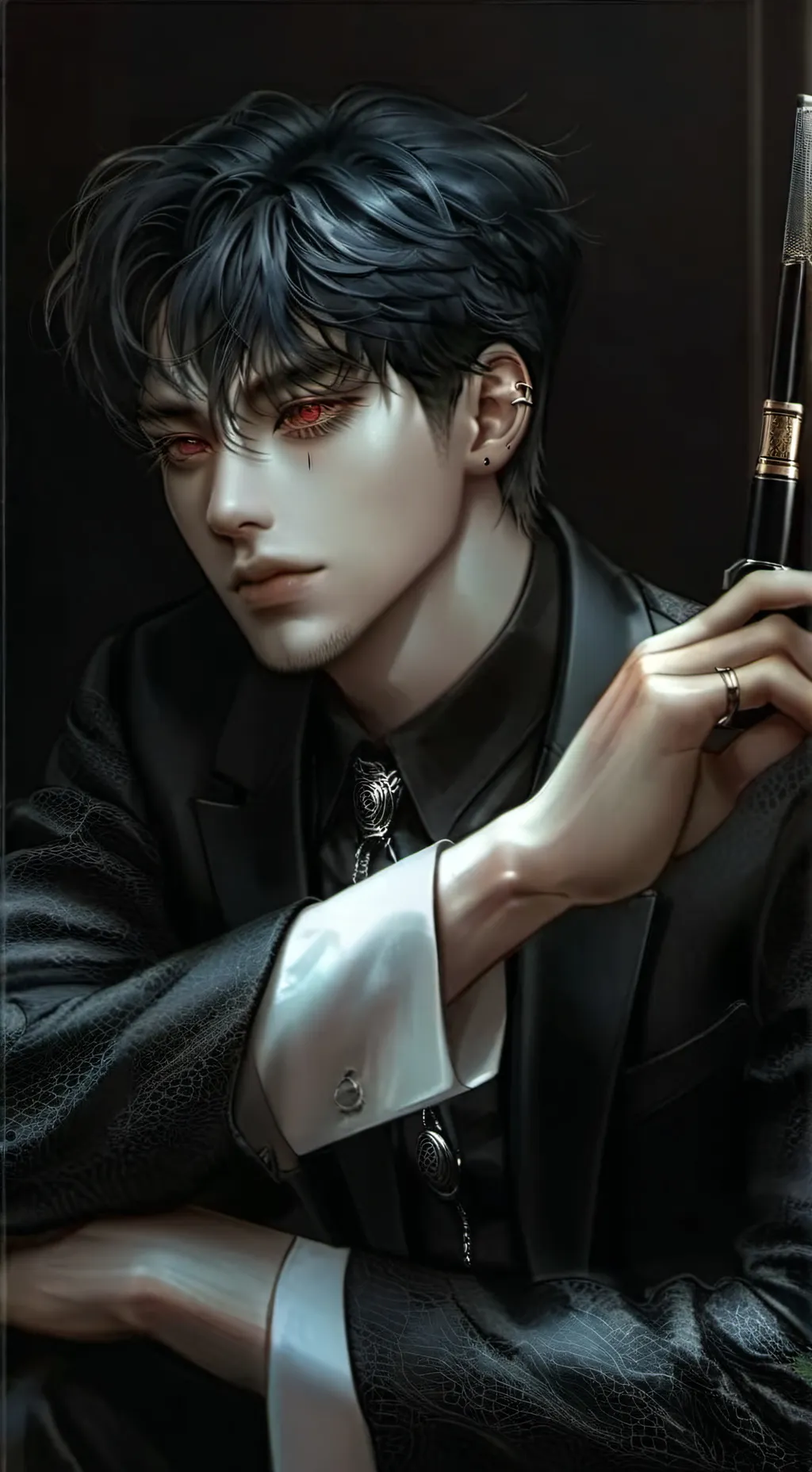 ai character: Aleksander  background