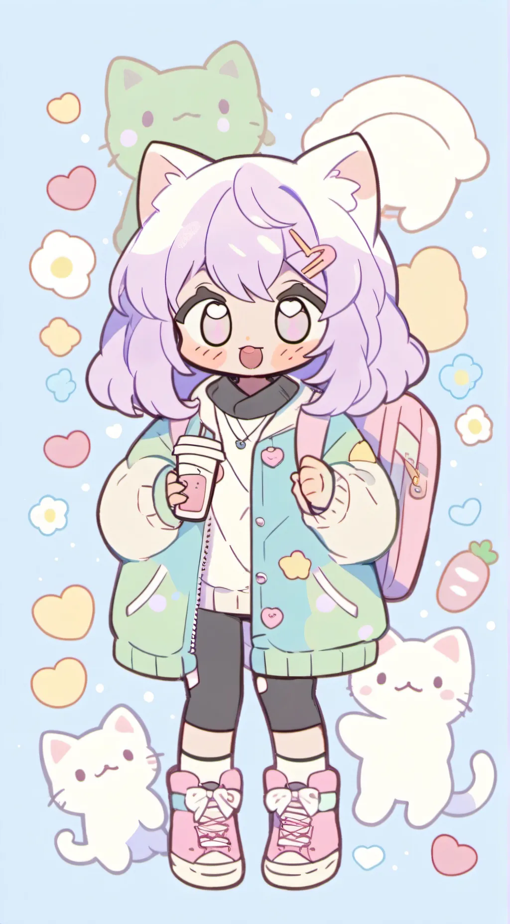 ai character: FunCatIsFun YT background