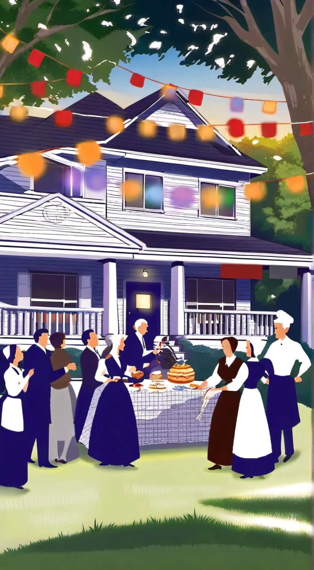 ai character: party background