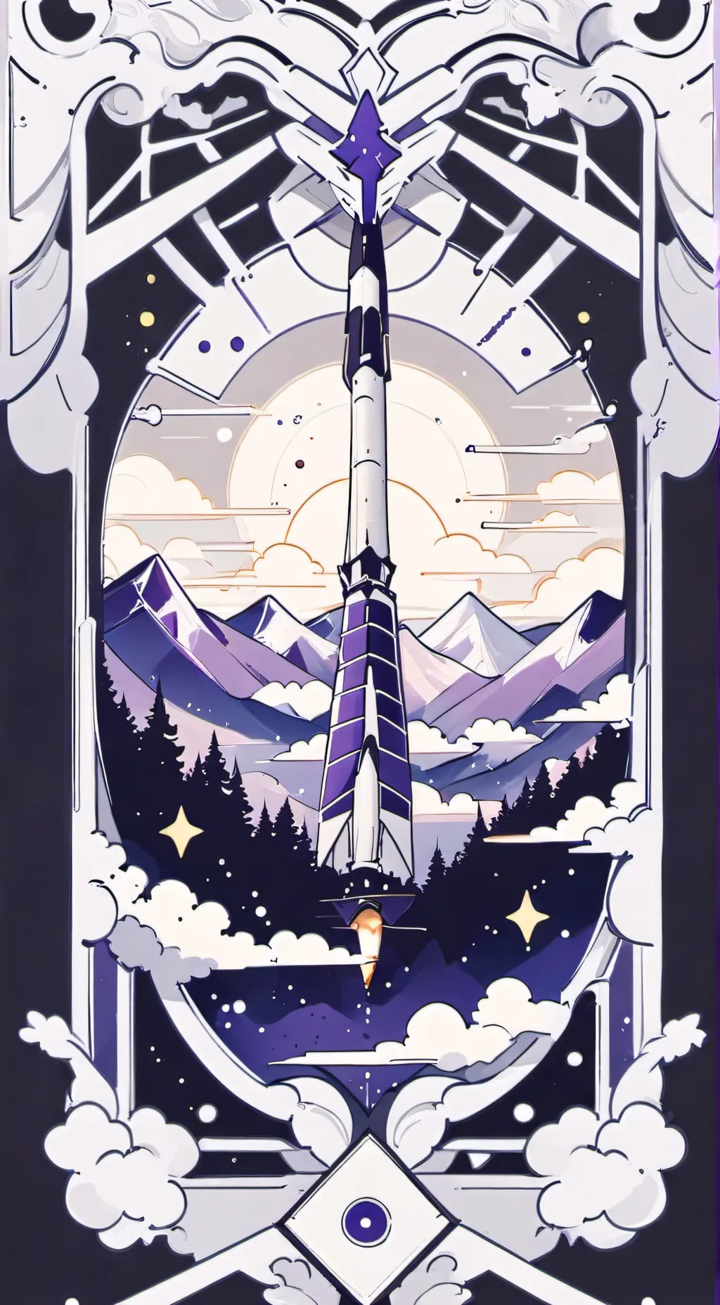 ai character: Escola de magia background