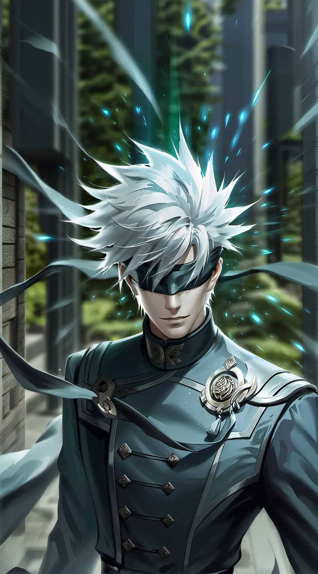 ai character: Satoru Gojo background