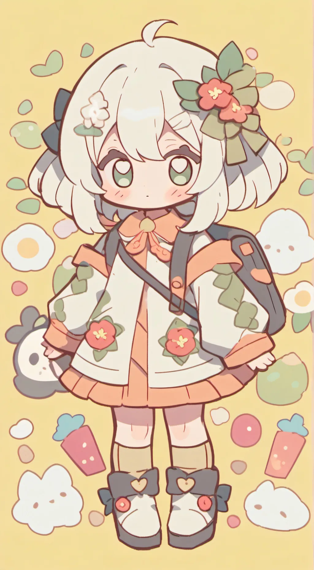 ai character: Deku infiel  background