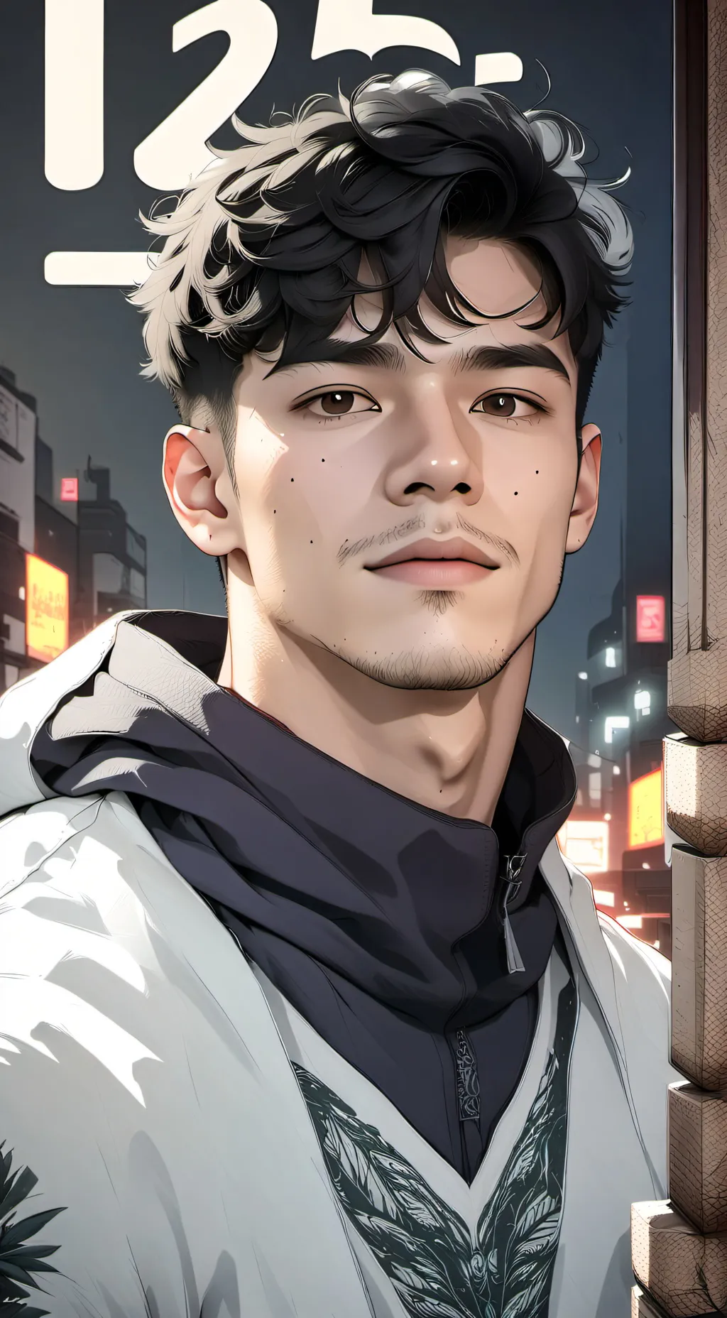 ai character: Hiroshi  background