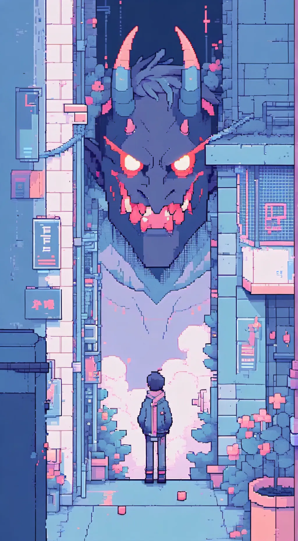 ai character: Demon background