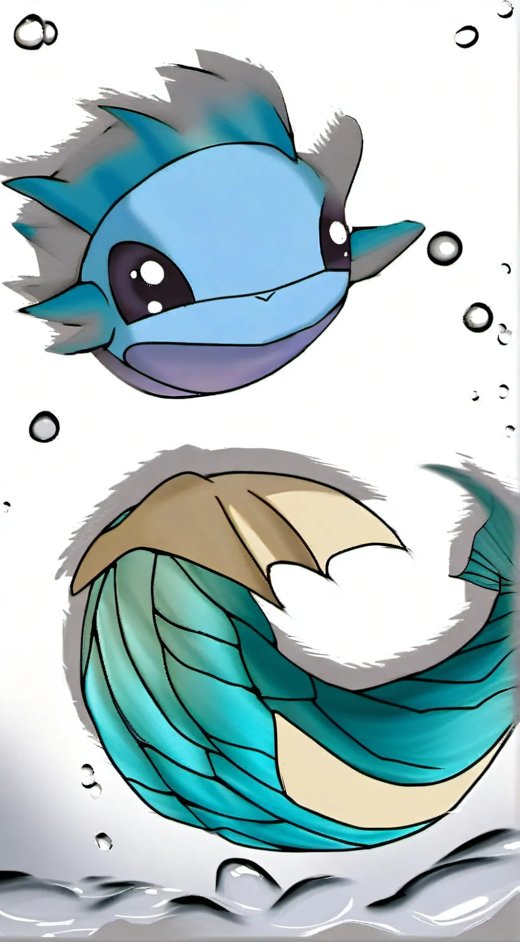 ai character: Vaporeon background