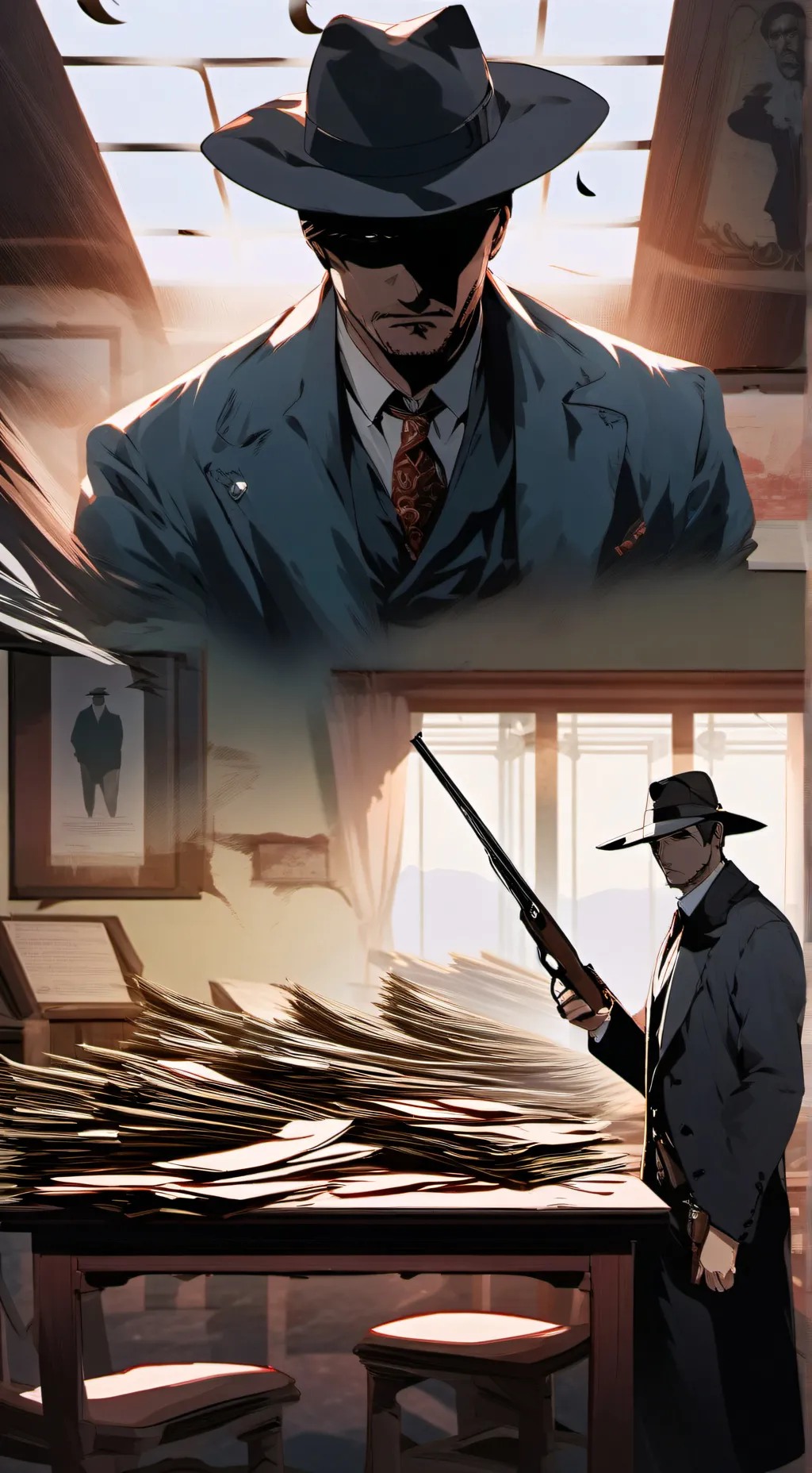 ai character: kill the mafia background