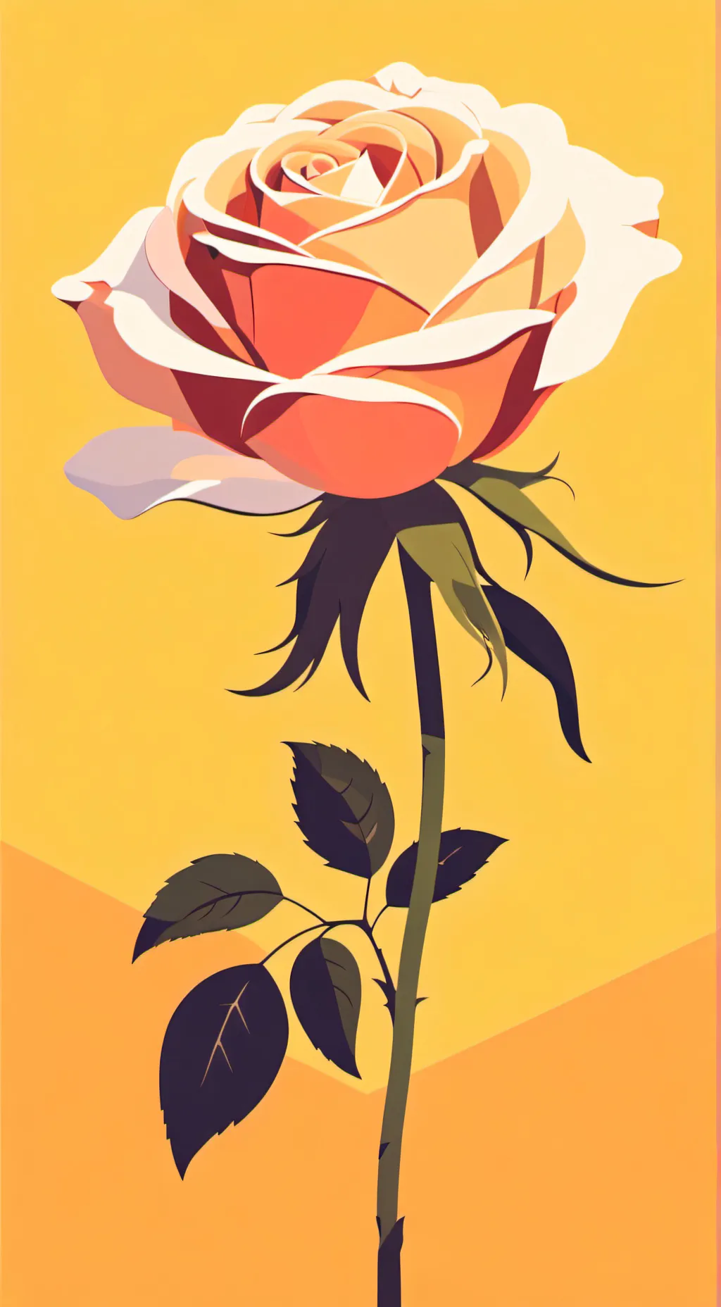 ai character: Rosa de Guadalupe  background